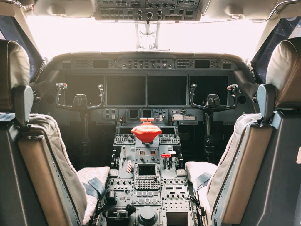 interior of a pilot cockpit cabin private jet 2021 08 26 20 17 07 utc